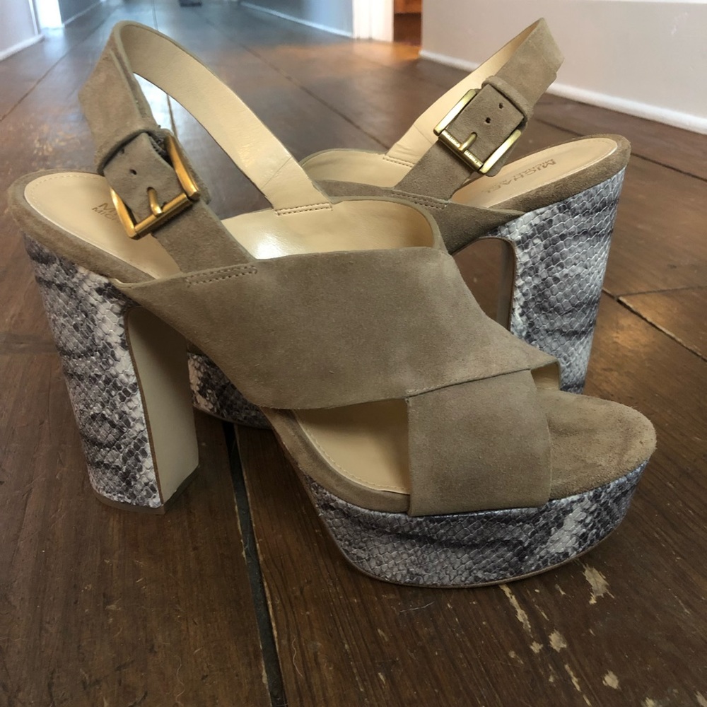 MICHAEL KORS Snakeskin Heels *CUTE* ❗️SIZE 10